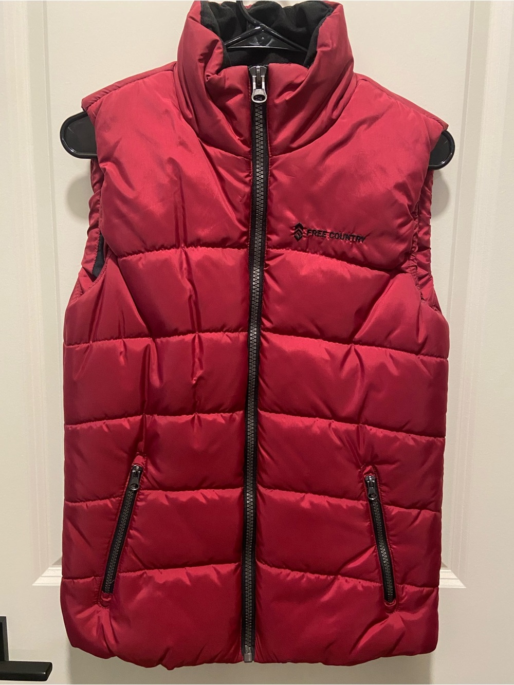 Free Country Red Puffer Vest